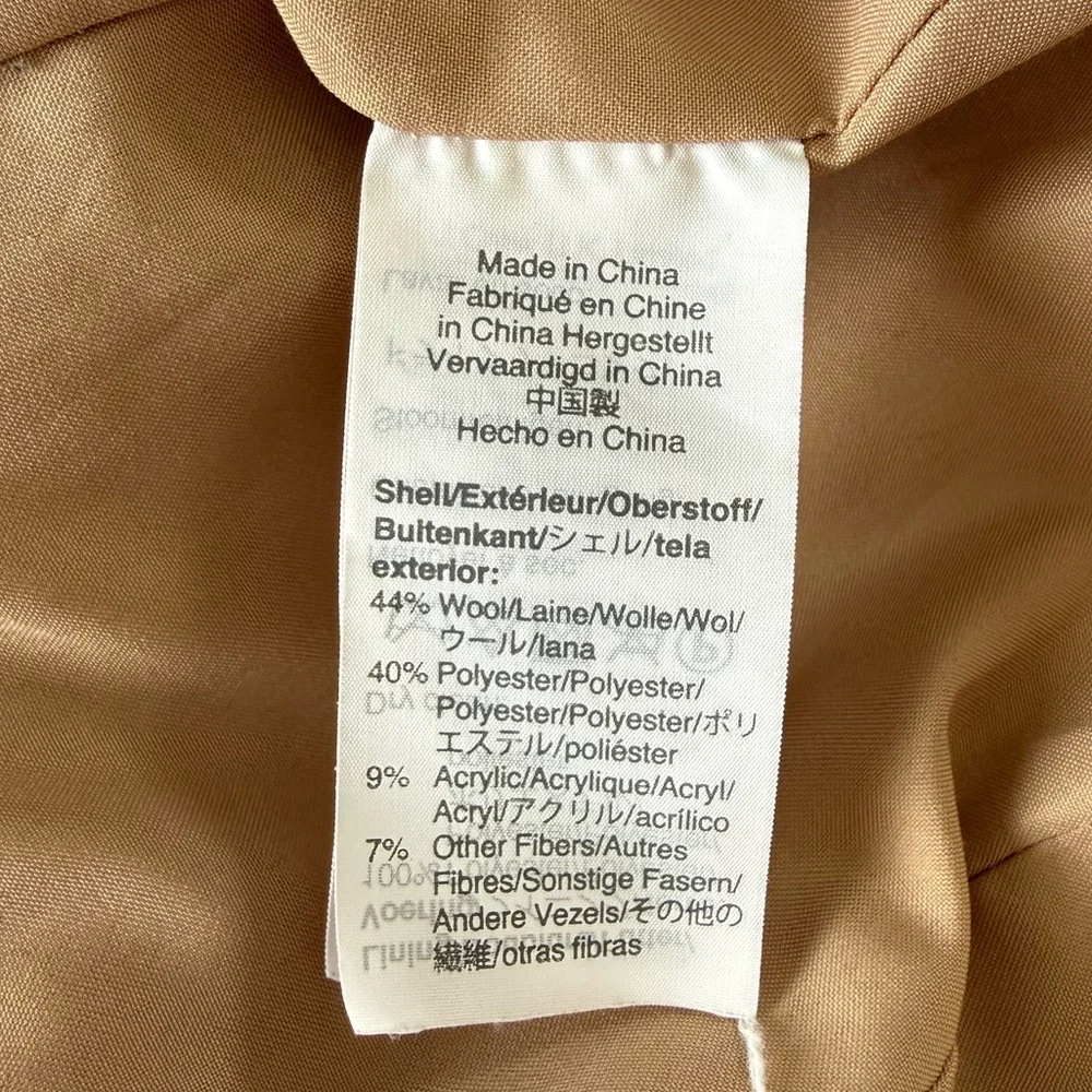 J.Crew Wool Zippered Classic Coat with Standup Collar - Picture 6 of 7